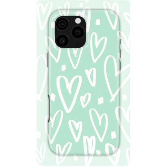 Simple Hearts | Coque de téléphone 3D 2en1 Ultra-résistante