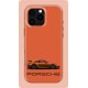 Orange Porsche | Coque de téléphone 3D 2en1 Ultra-résistante