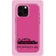 Pink Porsche | Coque de téléphone 3D 2en1 Ultra-résistante