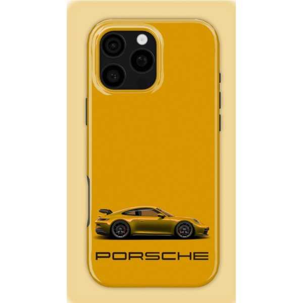 Mustard Porsche | Coque de téléphone 3D 2en1 Ultra-résistante