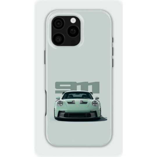 Bland Turquoise Porsche | Coque de téléphone 3D 2en1 Ultra-résistante