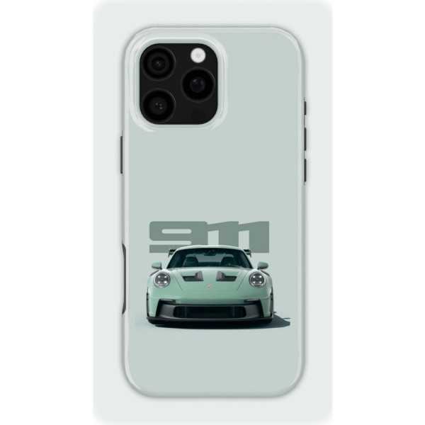 Bland Turquoise Porsche | Coque de téléphone 3D 2en1 Ultra-résistante