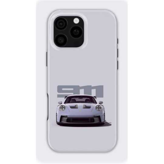 Bland Purple Porsche | Coque de téléphone 3D 2en1 Ultra-résistante