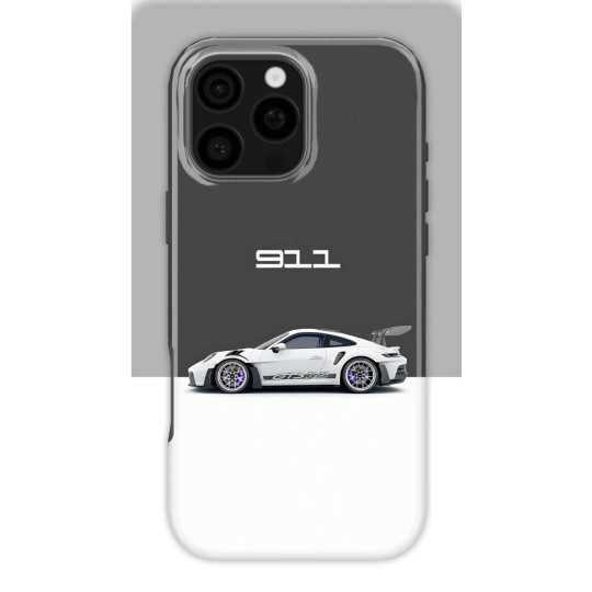 Purple Brake Caliper Porsche | Coque de téléphone 3D 2en1 Ultra-résistante