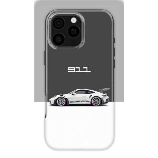 Pink Brake Caliper Porsche | Coque de téléphone 3D 2en1 Ultra-résistante