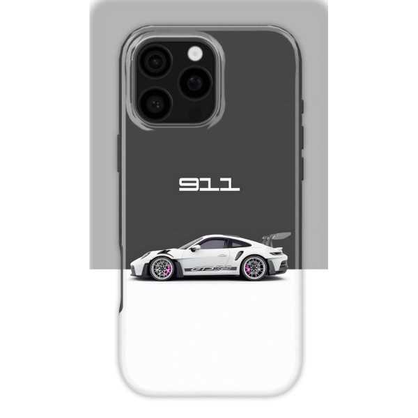 Pink Brake Caliper Porsche | Coque de téléphone 3D 2en1 Ultra-résistante