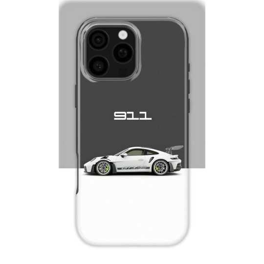 Green Brake Caliper Porsche | Coque de téléphone 3D 2en1 Ultra-résistante
