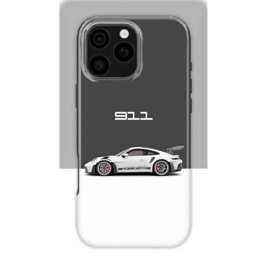 Red Brake Caliper Porsche | Coque de téléphone 3D 2en1 Ultra-résistante