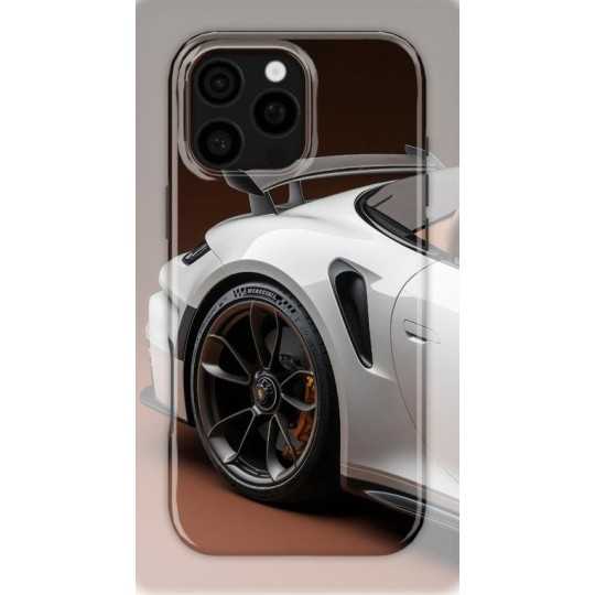 Luxury Back Porsche | Coque de téléphone 3D 2en1 Ultra-résistante