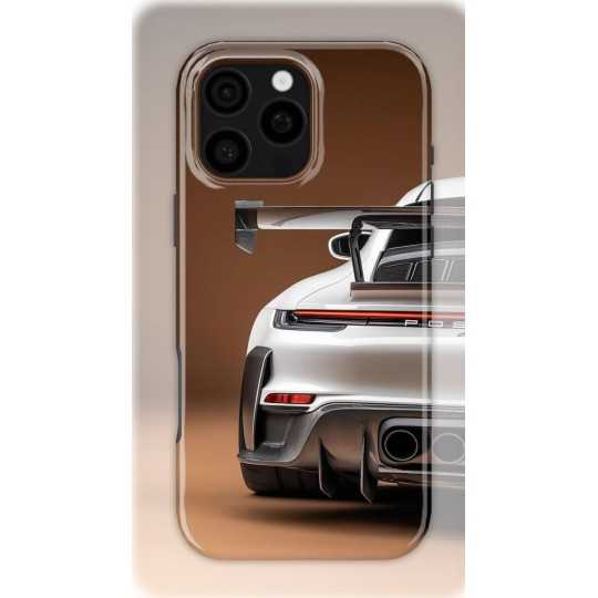 Luxury Back Porsche | Coque de téléphone 3D 2en1 Ultra-résistante