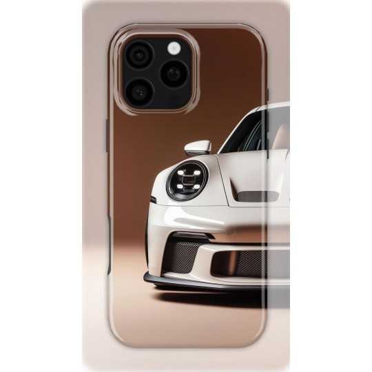 Front Luxury Porsche | Coque de téléphone 3D 2en1 Ultra-résistante