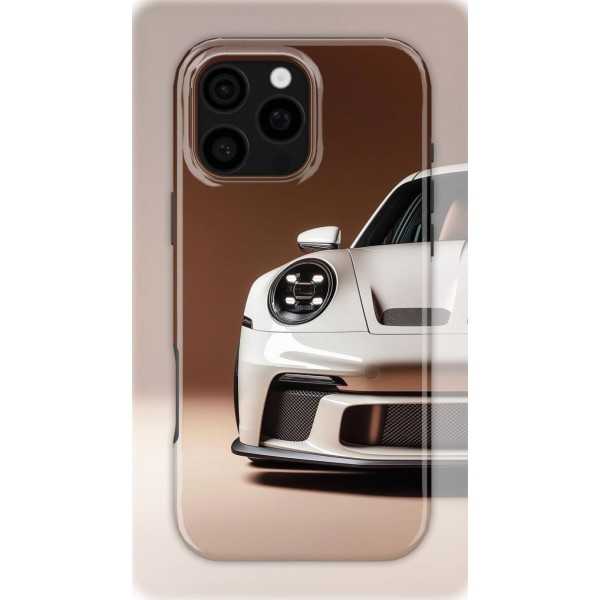 Front Luxury Porsche | Coque de téléphone 3D 2en1 Ultra-résistante