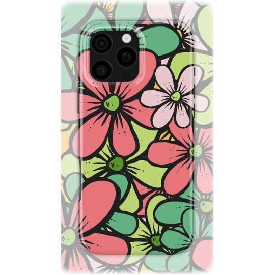 ComiFlora | Coque de téléphone 3D 2en1 Ultra-résistante