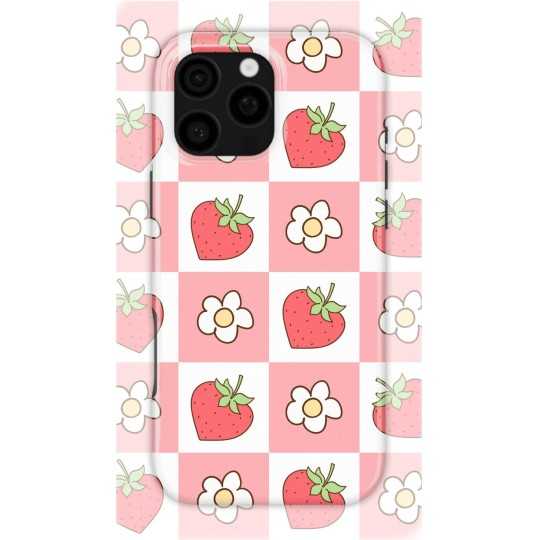 Strawberry Picnic | Coque de téléphone 3D 2en1 Ultra-résistante