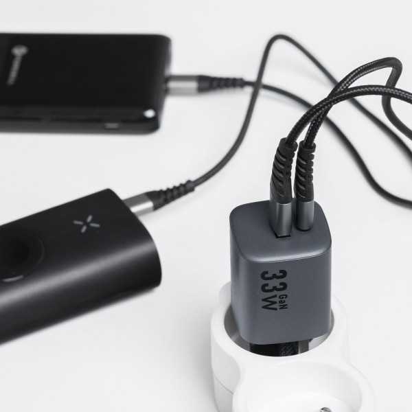FORCELL F-ENERGY Chargeur secteur GaN3 33W USB-C USB-A