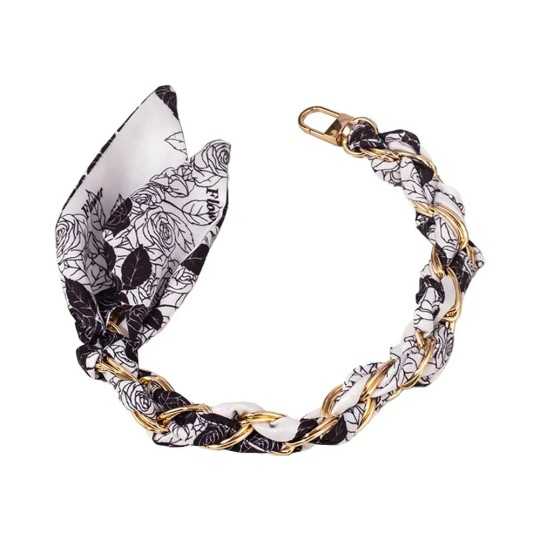 Cordon foulard à motifs pour smartphone n°1