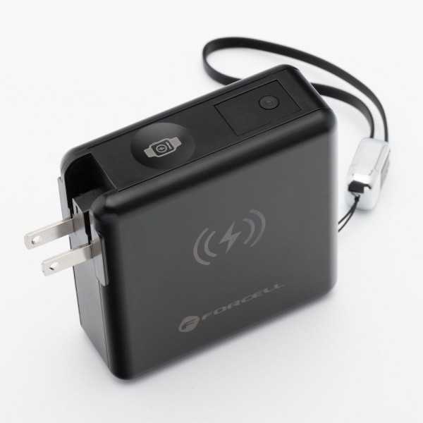 FORCELL F-ENERGY Chargeur multifonction 6-en-1 USB-A + USB-C 45W + ...