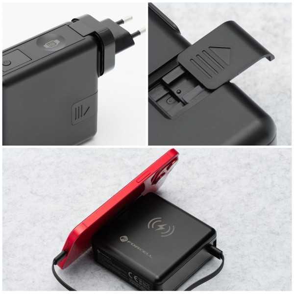 FORCELL F-ENERGY Chargeur multifonction 6-en-1 USB-A + USB-C 45W + ...