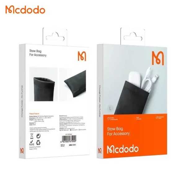 MCDODO Pochette de rangement pour accessoires noire