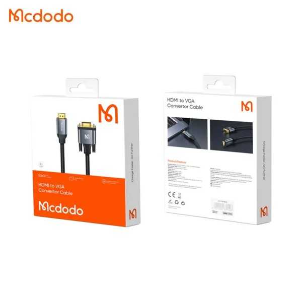 MCDODO Câble HDMI vers VGA 2m Noir