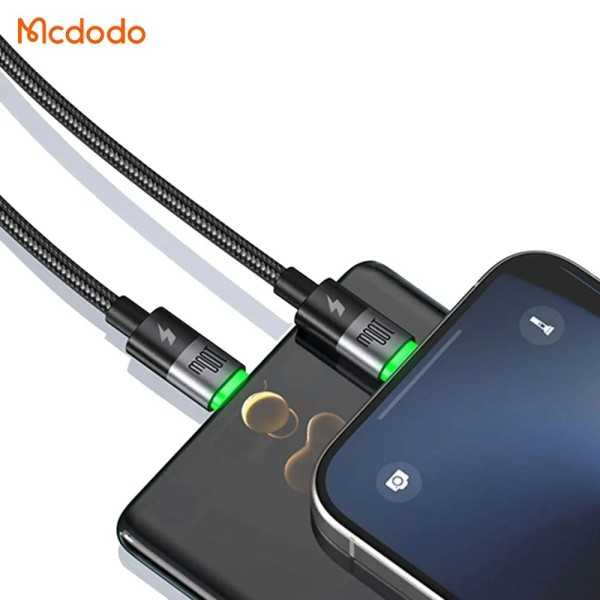 MCDODO Câble USB-C vers 2x USB-C 100W 1.5m Noir