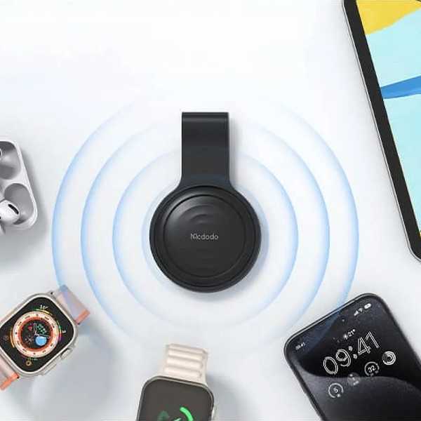 MCDODO Traceur GPS avec Apple Find My Noir