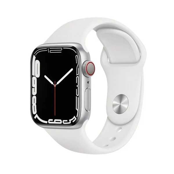 Bracelet APPLE Watch Sport Blanc en silicone
