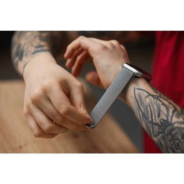 APPLE Watch Bracelet Milanais en acier inoxydable