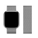 Bracelet APPLE Watch Milanais Argent en acier inoxydable