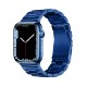 Bracelet APPLE Watch à Maillons Bleu en acier inoxydable