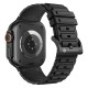 Bracelet APPLE Watch Sport à Maillons Noir en silicone