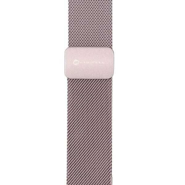 Bracelet APPLE Watch Milanais Rose en acier magnétique