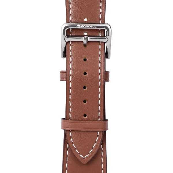 Bracelet APPLE Watch en Cuir écologique Marron