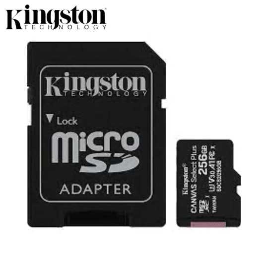 KINGSTON Carte Mémoire MicroSD 256Go 100MB/s