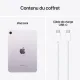Contenu du coffret APPLE iPad mini 2024 (7ème génération) Puce A17 Pro Mauve - Neuf