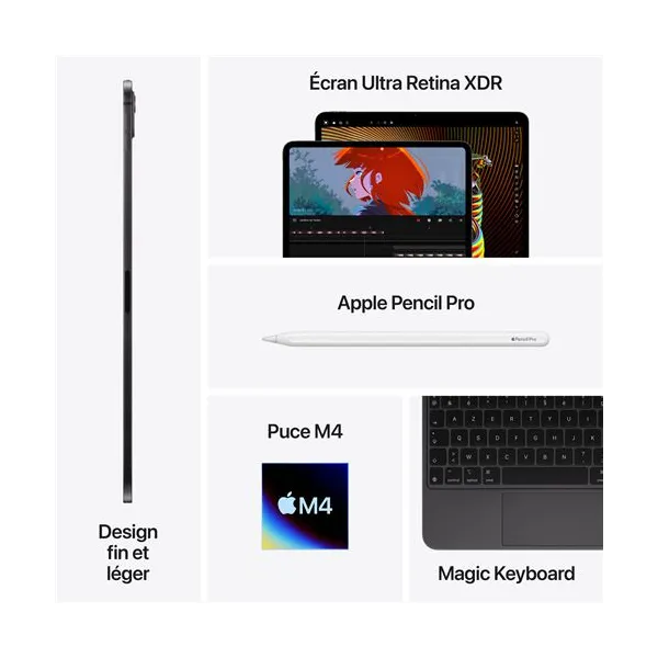 APPLE iPad Pro 13 Pouces (2024) Puce M4 - Neuf