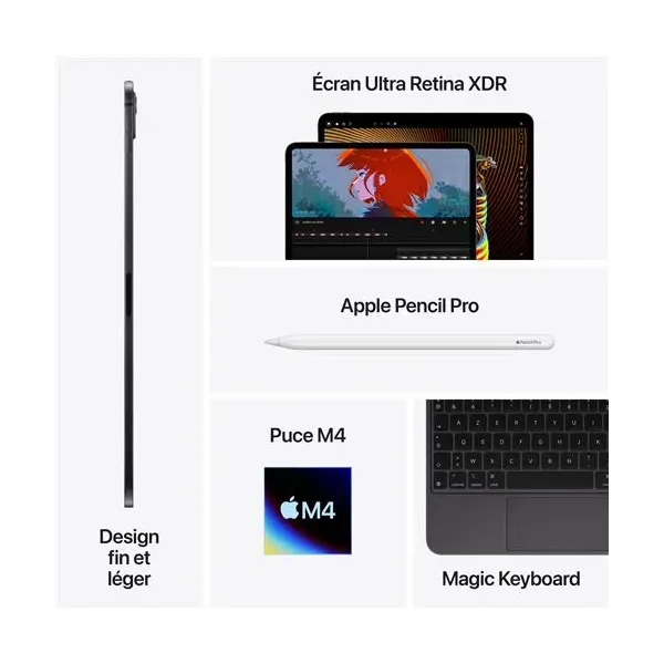 APPLE iPad Pro 11 Pouces (2024) Puce M4 - Neuf