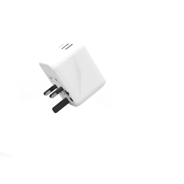 MYWAY ADAPTATEUR UNIVERSEL DE VOYAGE 12W USB-C 2 USB-A