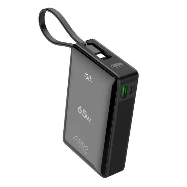 MYWAY Batterie externe PC 20.000mAh 65W USB-C + USB-A