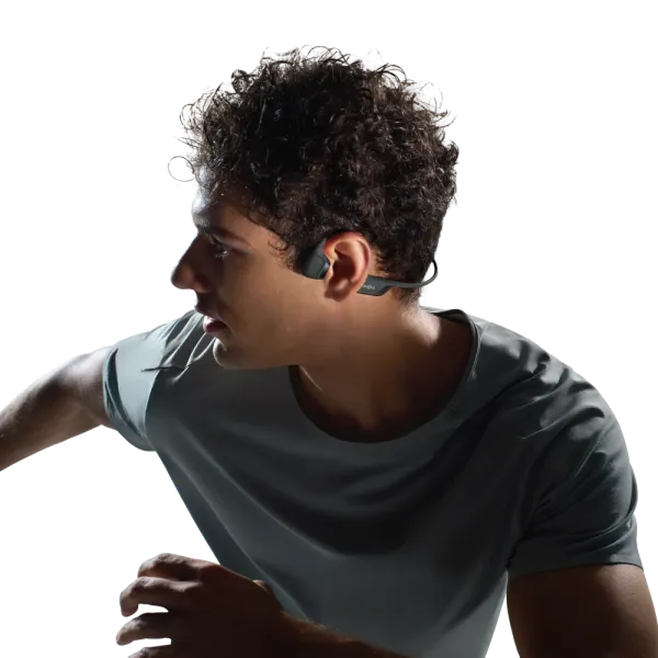 SHOKZ OpenRun Pro2 Gris - Ecouteurs bluetooth TWS à conduction osseuse