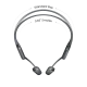 Guide des tailles de bandeau SHOKZ OpenRun Pro2 Gris - Ecouteurs bluetooth TWS à conduction osseuse