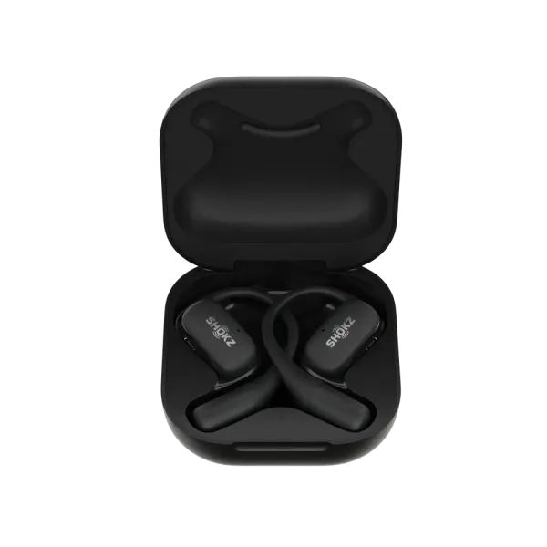 SHOKZ OpenFit Noir - Ecouteurs bluetooth TWS à conduction osseuse
