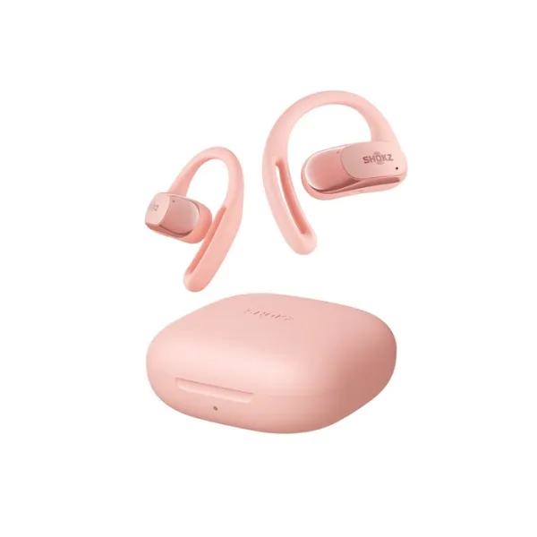 SHOKZ OpenFit Air Rose - Ecouteurs bluetooth TWS à conduction osseuse