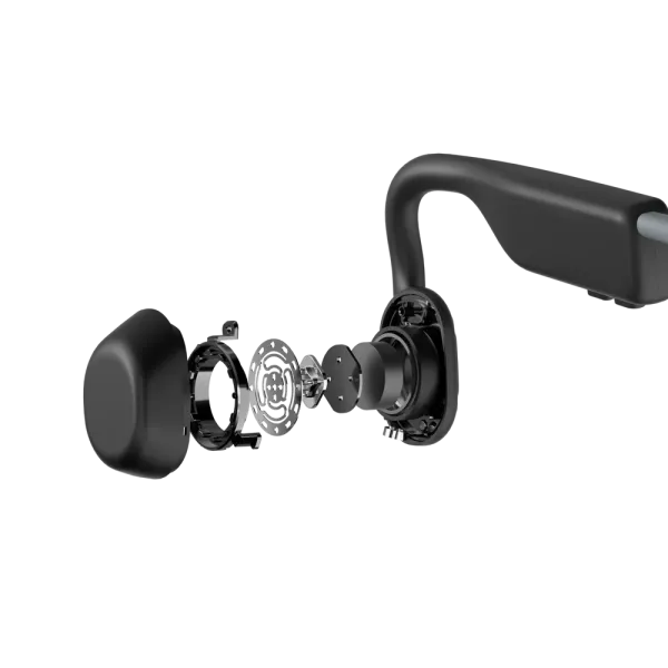 SHOKZ OpenMove Gris - Ecouteurs bluetooth TWS à conduction osseuse