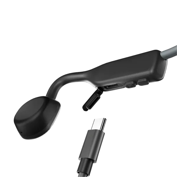 SHOKZ OpenMove Gris - Ecouteurs bluetooth TWS à conduction osseuse