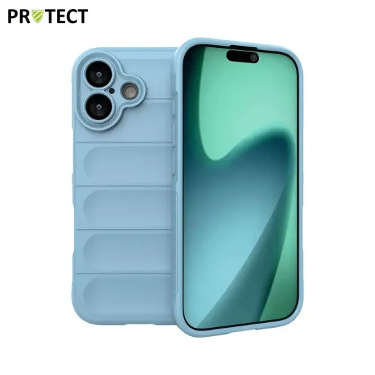 Coque IX008 PROTECT iPhone 17 bleu clair