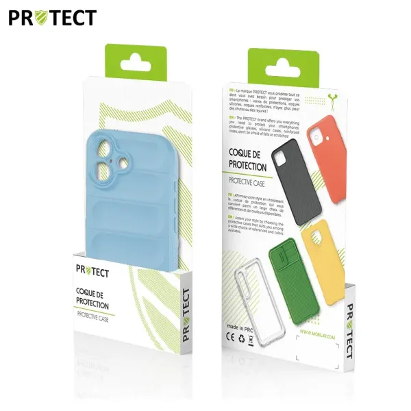 Emballage Coque IX008 PROTECT iPhone 17 bleu clair