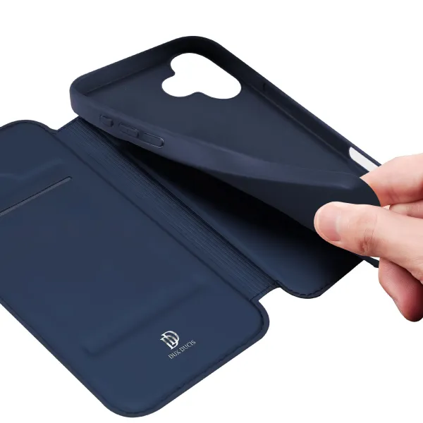 SKIN PRO Coque à étui iPhone 17 bleu foncé