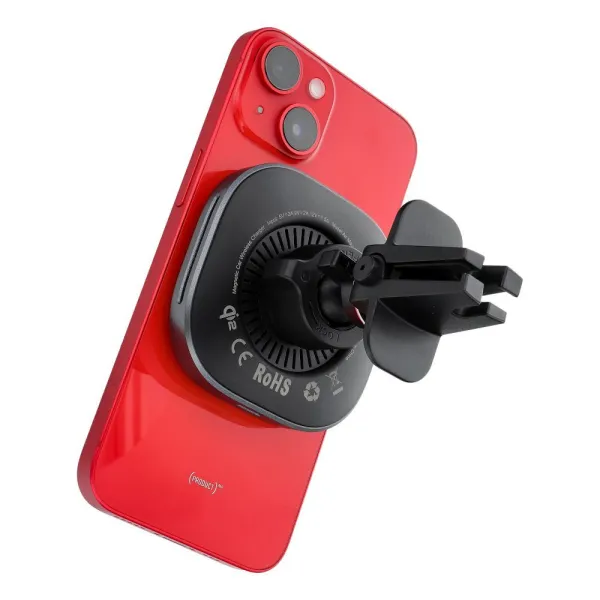FORCELL F-GRIP Support de téléphone magnétique compatible Magsafe et induction pour grille de ventilation