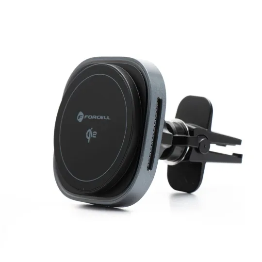 FORCELL F-GRIP Support de téléphone magnétique compatible Magsafe et induction pour grille de ventilation